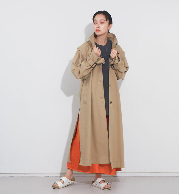 NOMINE「2WAYトレンチコート」|トレンチコート|