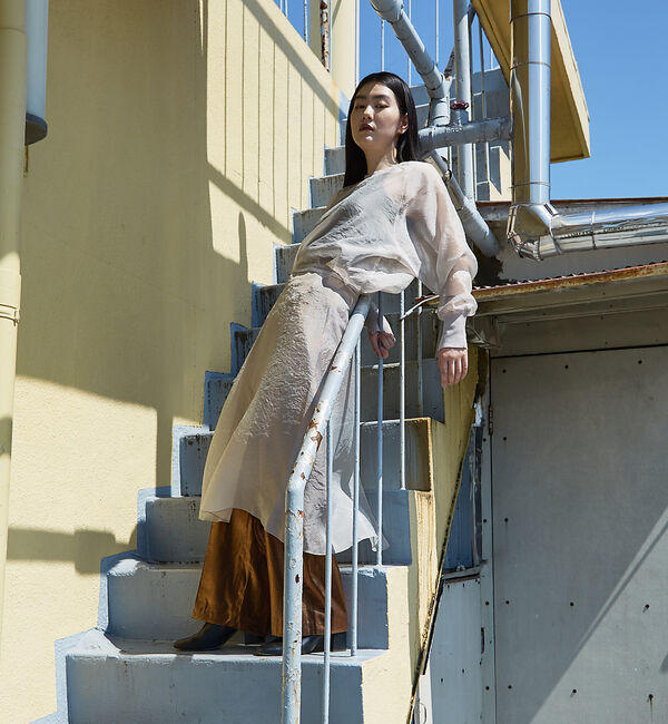 NOMINE「シアー ラップ  スカート」|スカート|