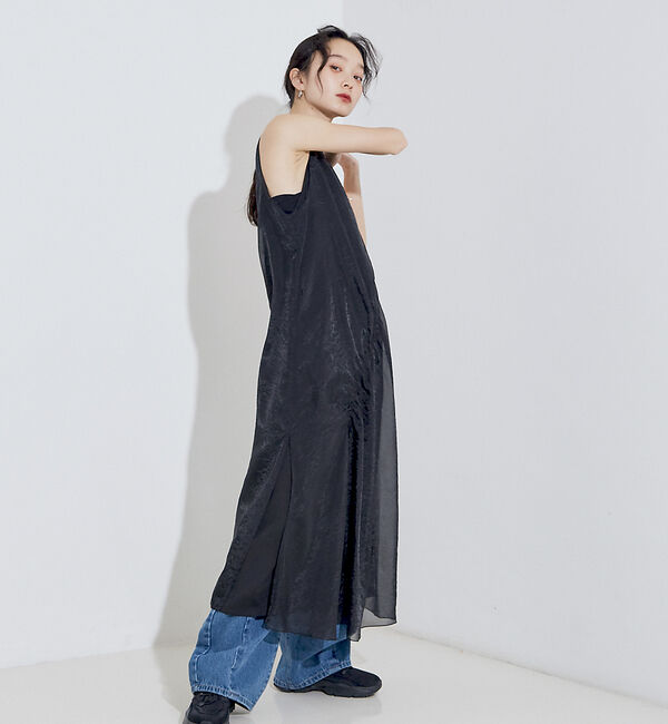 NOMINE「マルチWAY シアーシャーリング ワンピース(キャミワンピセット）」|ワンピース|