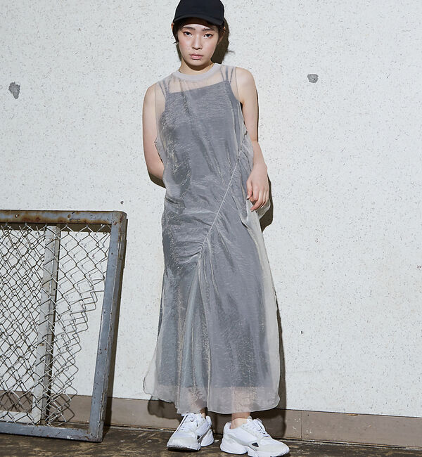 NOMINE「マルチWAY シアーシャーリング ワンピース(キャミワンピセット）」|ワンピース|