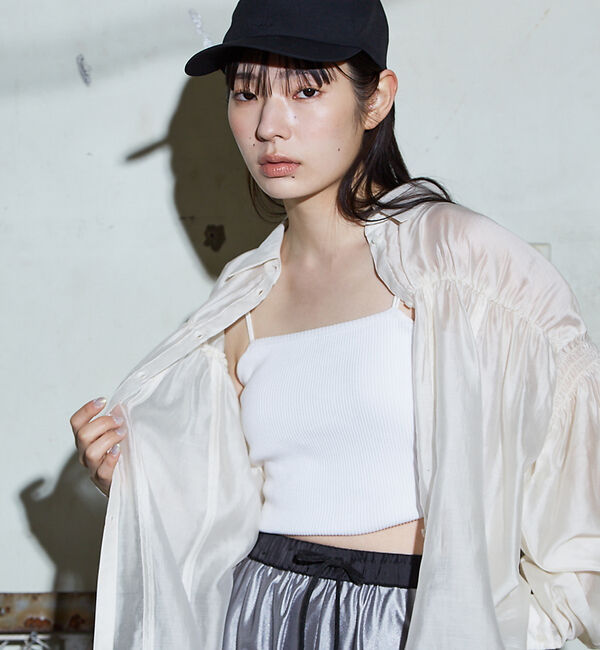 NOMINE「2WAY カップイン テレコ キャミソール」|キャミソール|