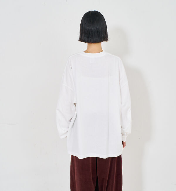 NOMINE「【ユニセックス】オーバーシルエット ロゴ ロンT」|Tシャツ・カットソー|