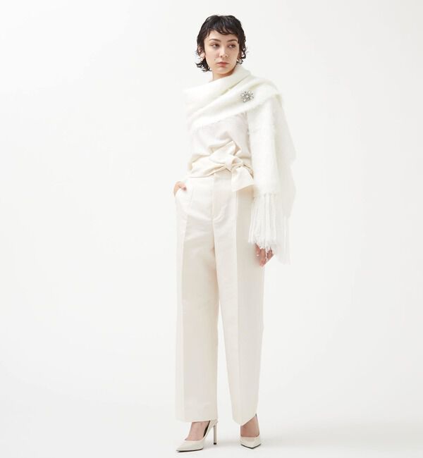 TIARA「リボンベルトワイドパンツ」|その他|