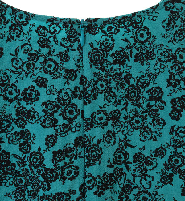 TIARA「ヴィンテージフラワープリントギャザーブラウス」|シャツ・ブラウス|