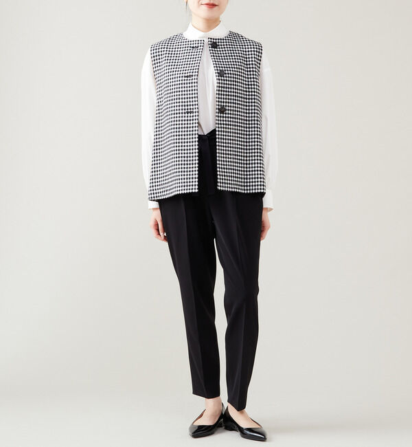 TIARA「クルーネックジレ（セットアップ可）」|ベスト・ジレ|