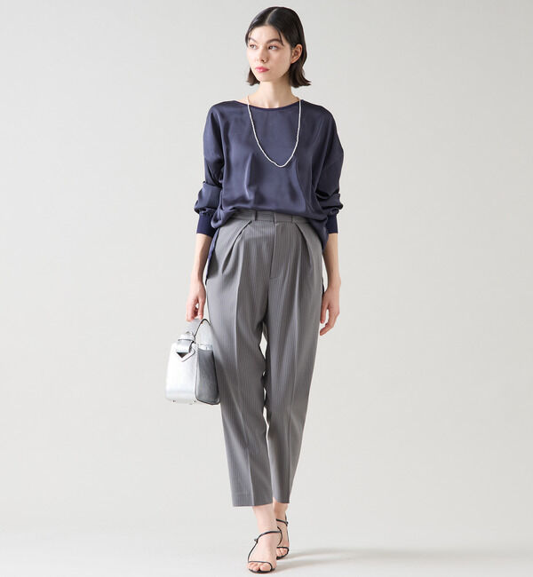 TIARA「リブトリミングトップス」|ニット・セーター|