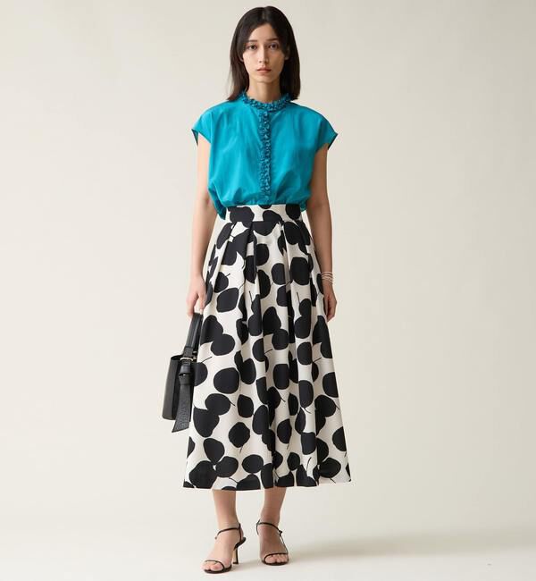 TIARA「リーフドットプリントスカート（セットアップ可）」|スカート|