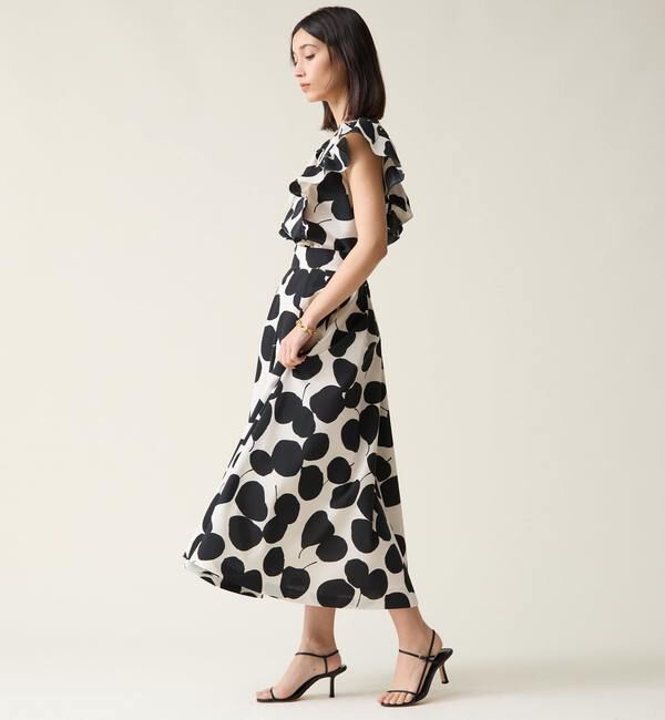 TIARA「リーフドットプリントスカート（セットアップ可）」|スカート|