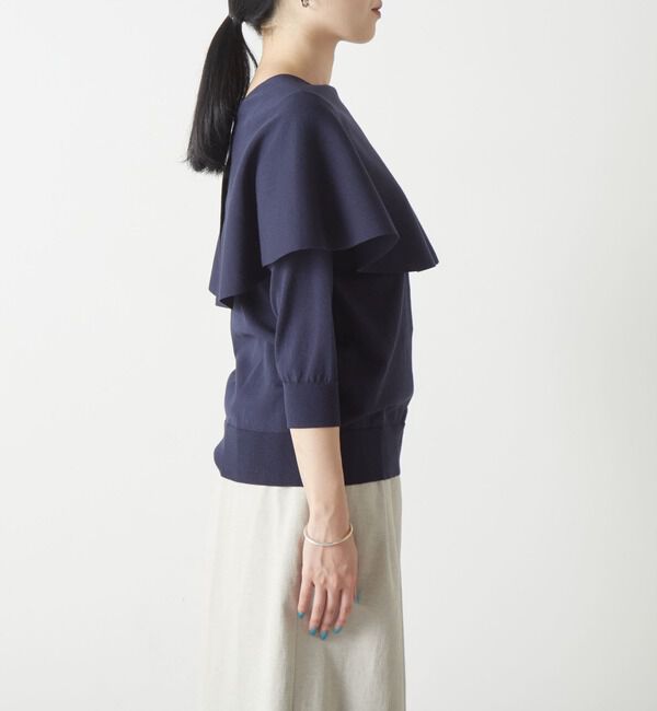 Liesse「ケープネック2WAYニット」|ニット・セーター|