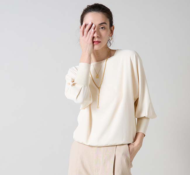 Liesse「布帛コンビニット」|ニット・セーター|