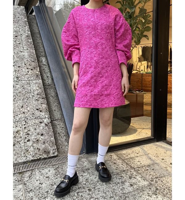 A_「【BAUM UND PFERDGARTEN/バウムウンドヘルガーテン】フラワージャカードチュニック」|チュニック|ピンク