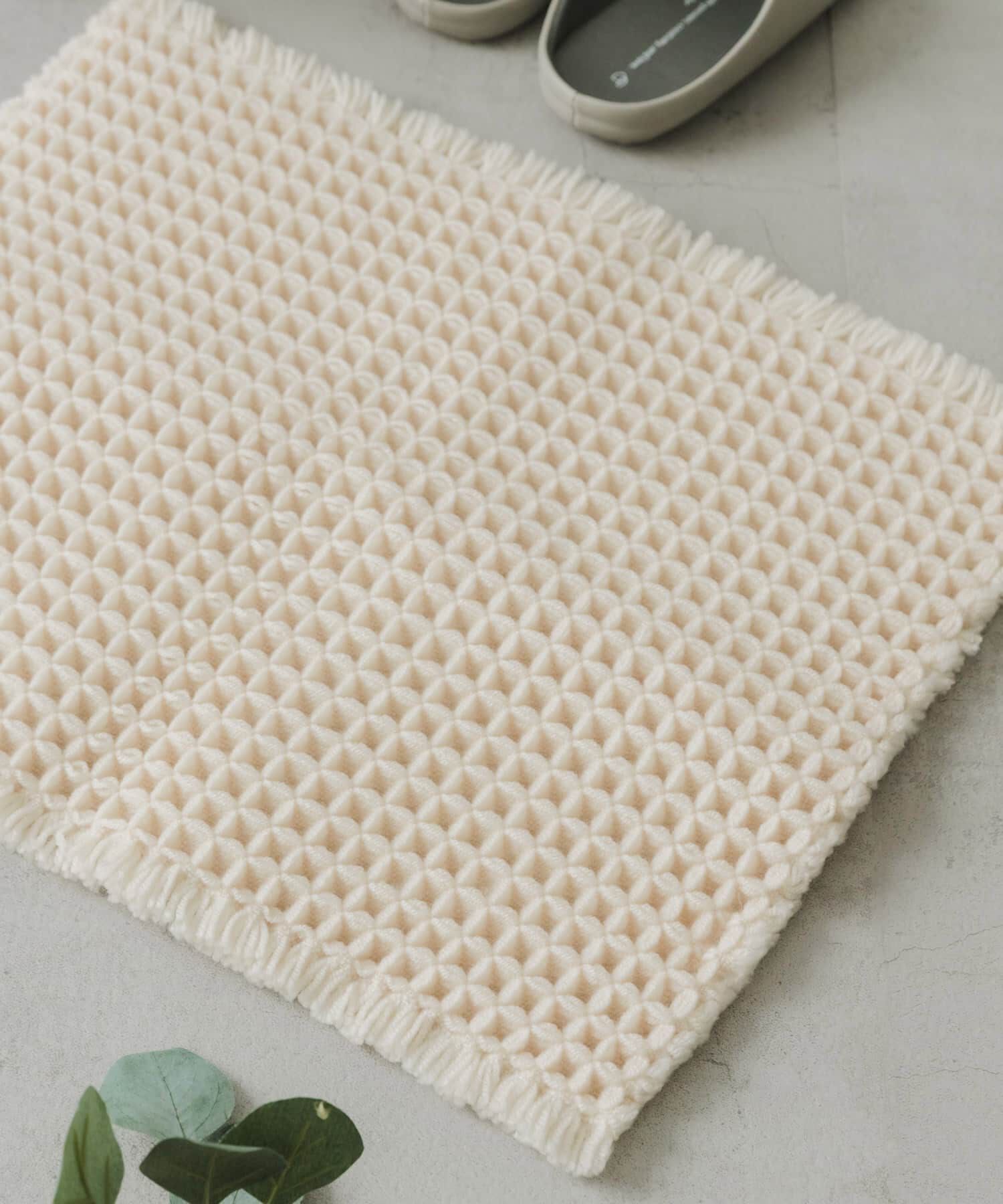 URBAN RESEARCH DOORS「『洗濯可』calmland　瞬乾ワッフルバスマット」|クッション・クッションカバー|