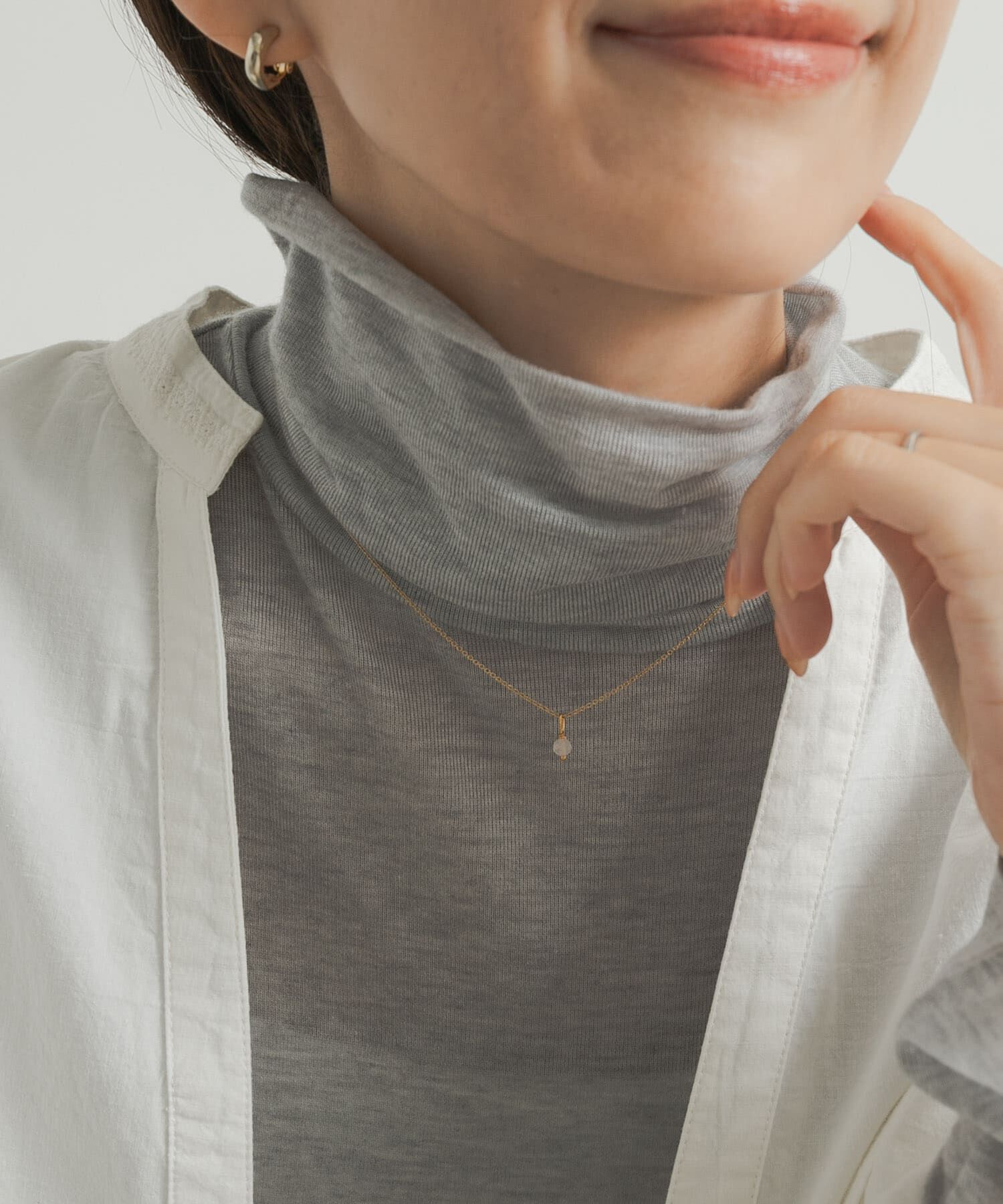 URBAN RESEARCH DOORS「誕生石ネックレス」|ネックレス|ライトピンク