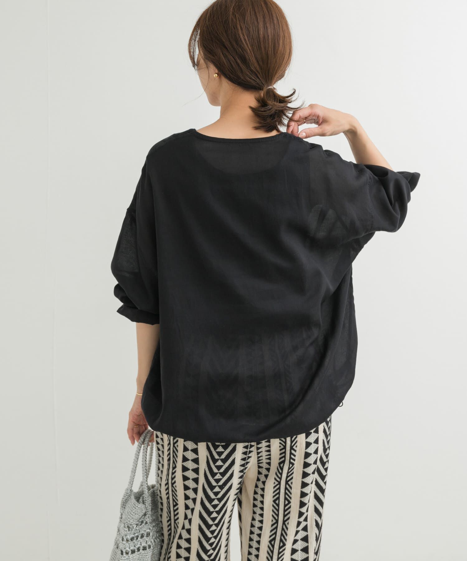 URBAN RESEARCH DOORS「リネンブレンドドロストチュニック」|チュニック|