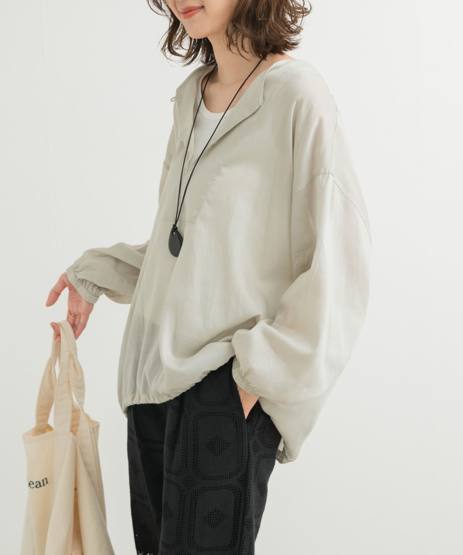 URBAN RESEARCH DOORS「リネンブレンドドロストチュニック」|チュニック|