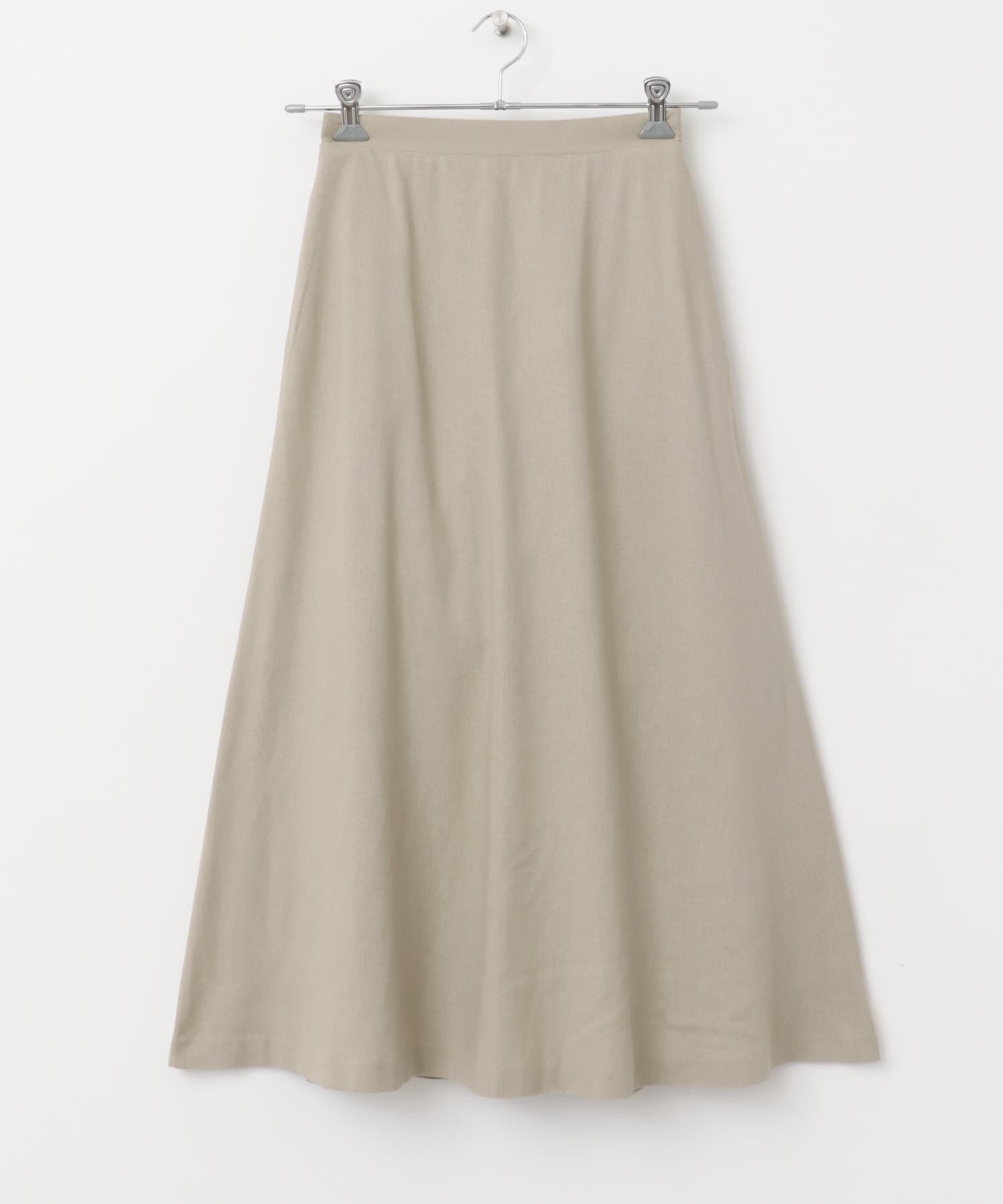 URBAN RESEARCH DOORS「麻混レーヨンフレアスカート」|スカート|