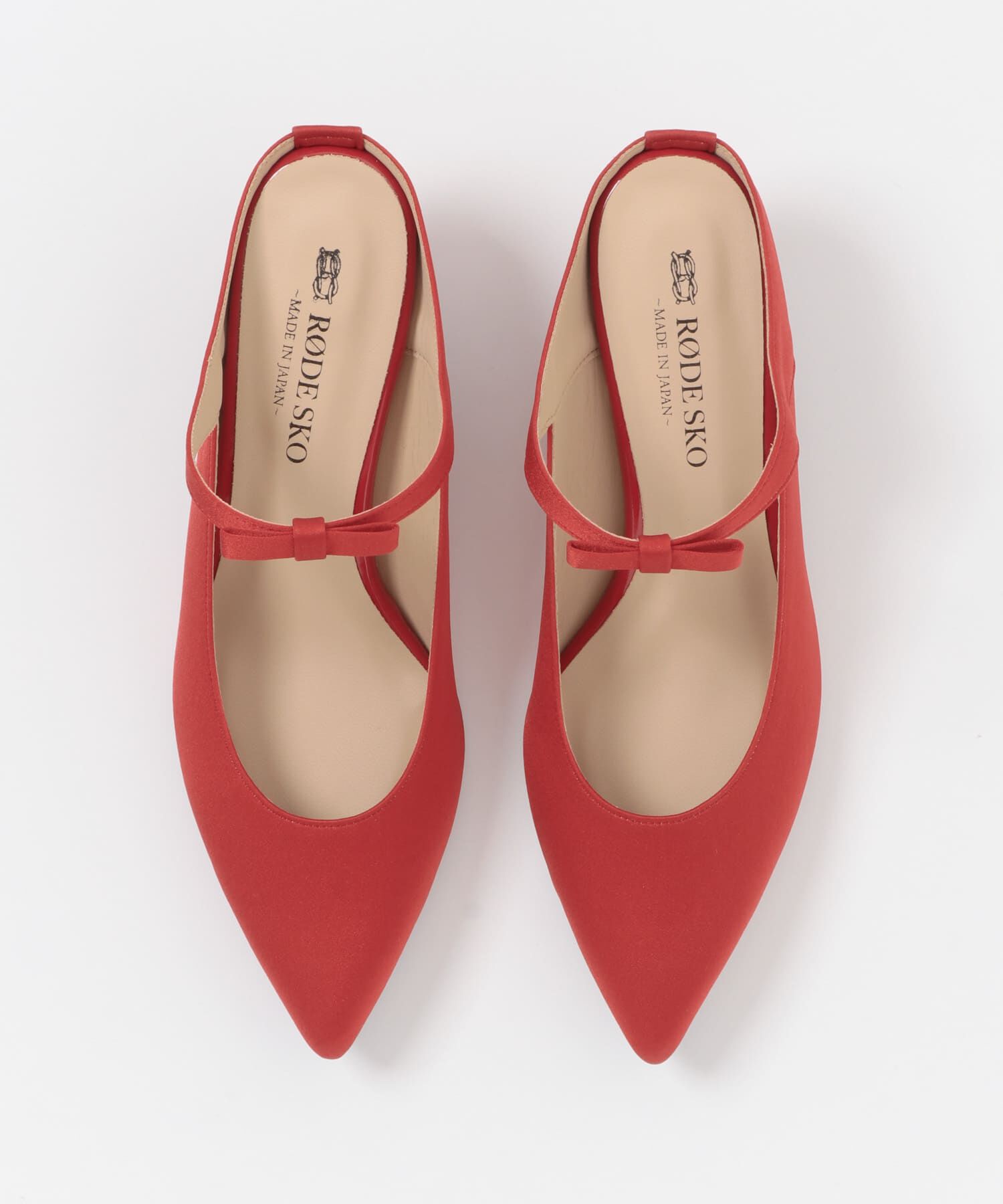 RODE SKO「『MADE IN JAPAN』プチリボンミュール」|パンプス|