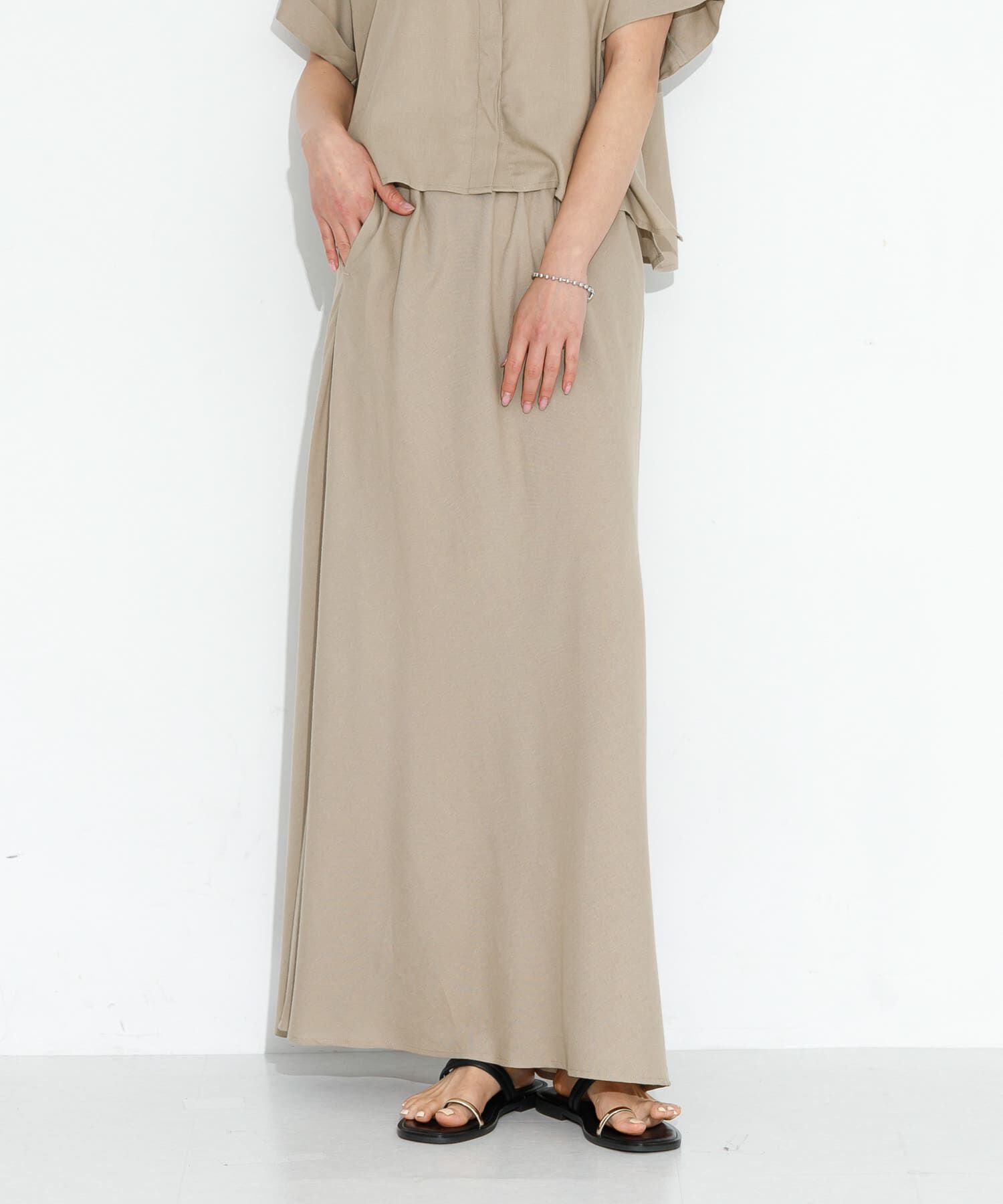 Sonny Label 「リネン混セミマーメイドスカート」|スカート|