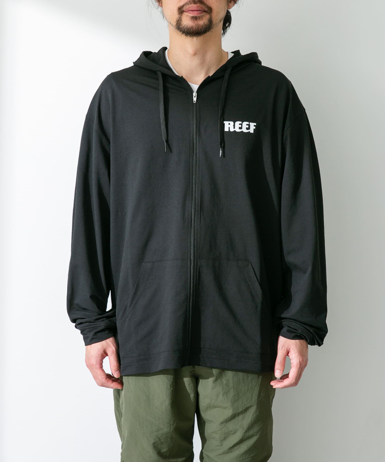 Sonny Label 「『吸収速乾/UVカット機能』REEF　ヘリテイジロゴラッシュフロントジップ」|パーカー|