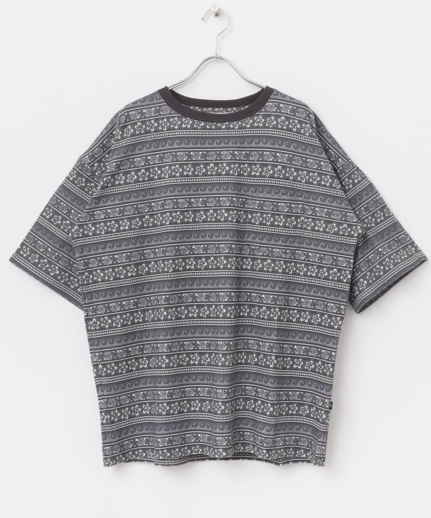 Sonny Label 「MAGIC NUMBER　FLOWER BORDER T-SHIRTS」|Tシャツ・カットソー|ブラック