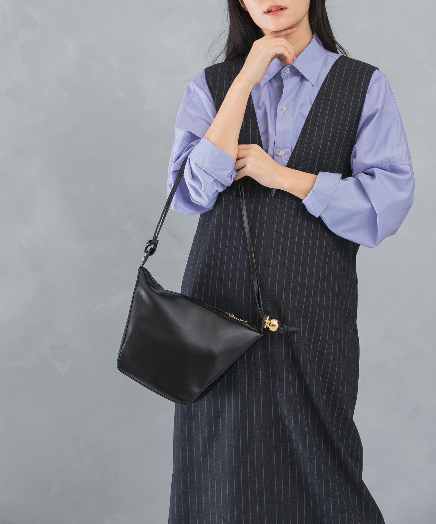 URBAN RESEARCH ROSSO「ディープVネックストライプワンピース」|ワンピース|