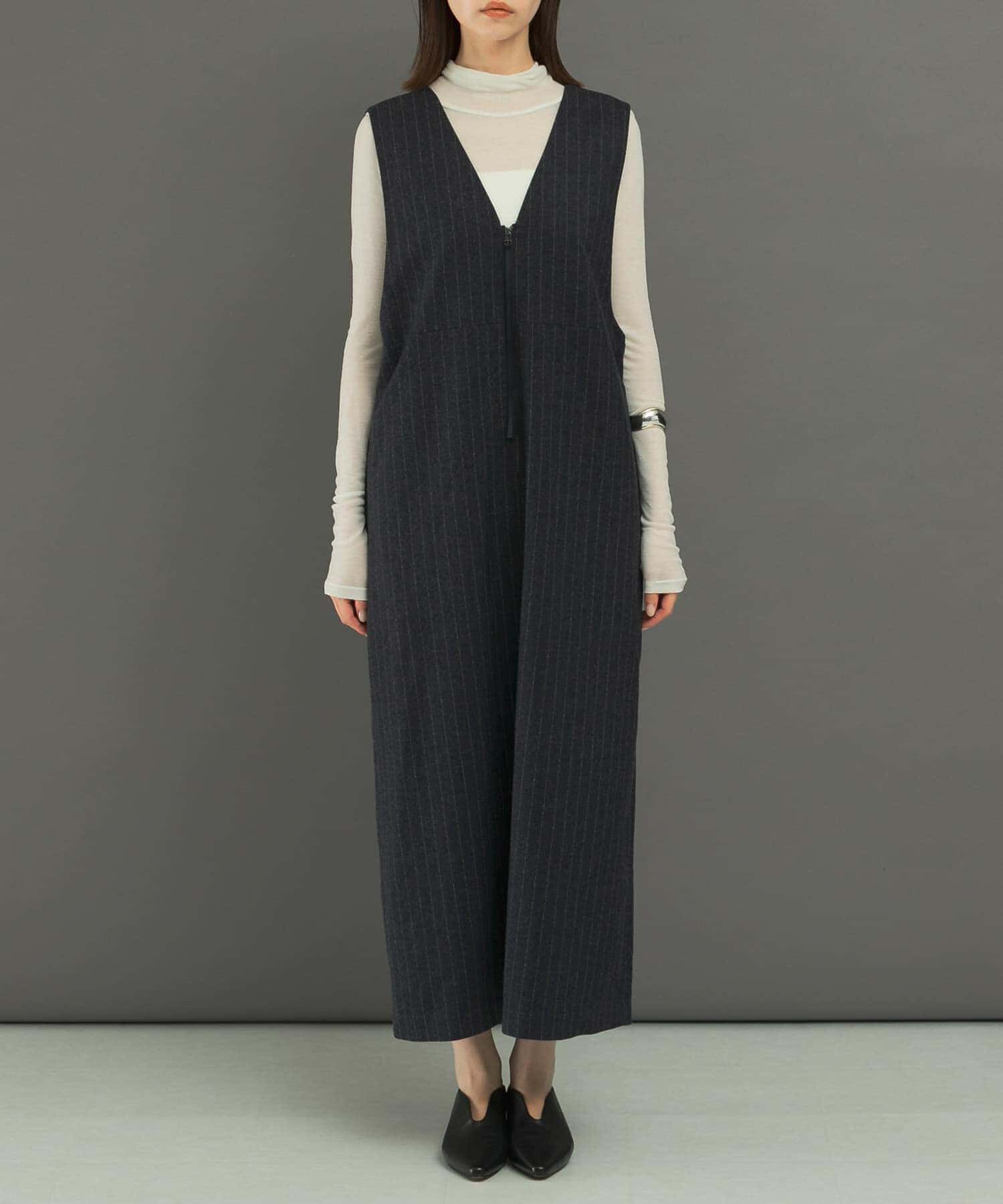 URBAN RESEARCH ROSSO「ディープVネックストライプワンピース」|ワンピース|