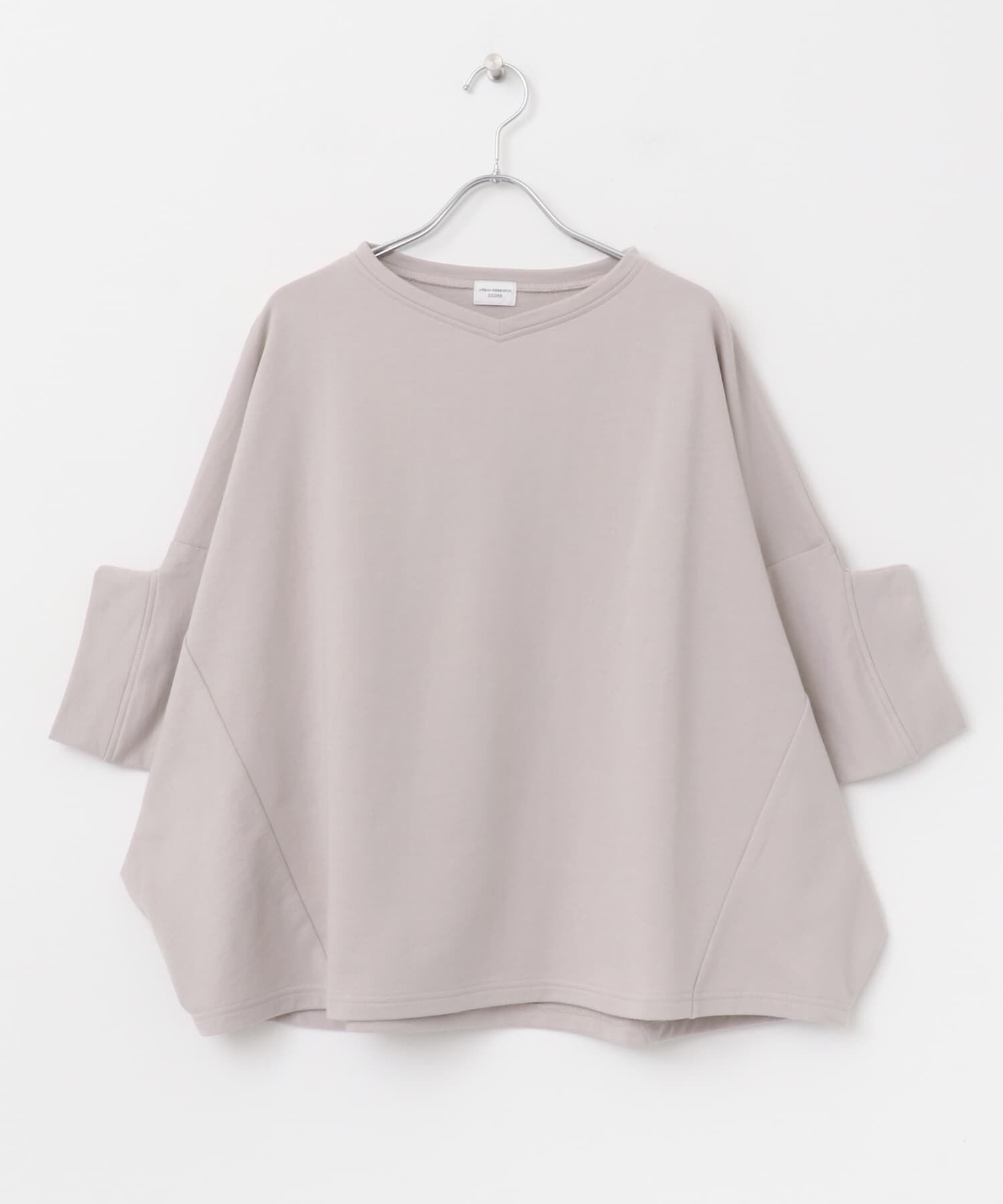 URBAN RESEARCH DOORS「『UR GREEN』ミニ裏毛変形プルオーバー」|Tシャツ・カットソー|