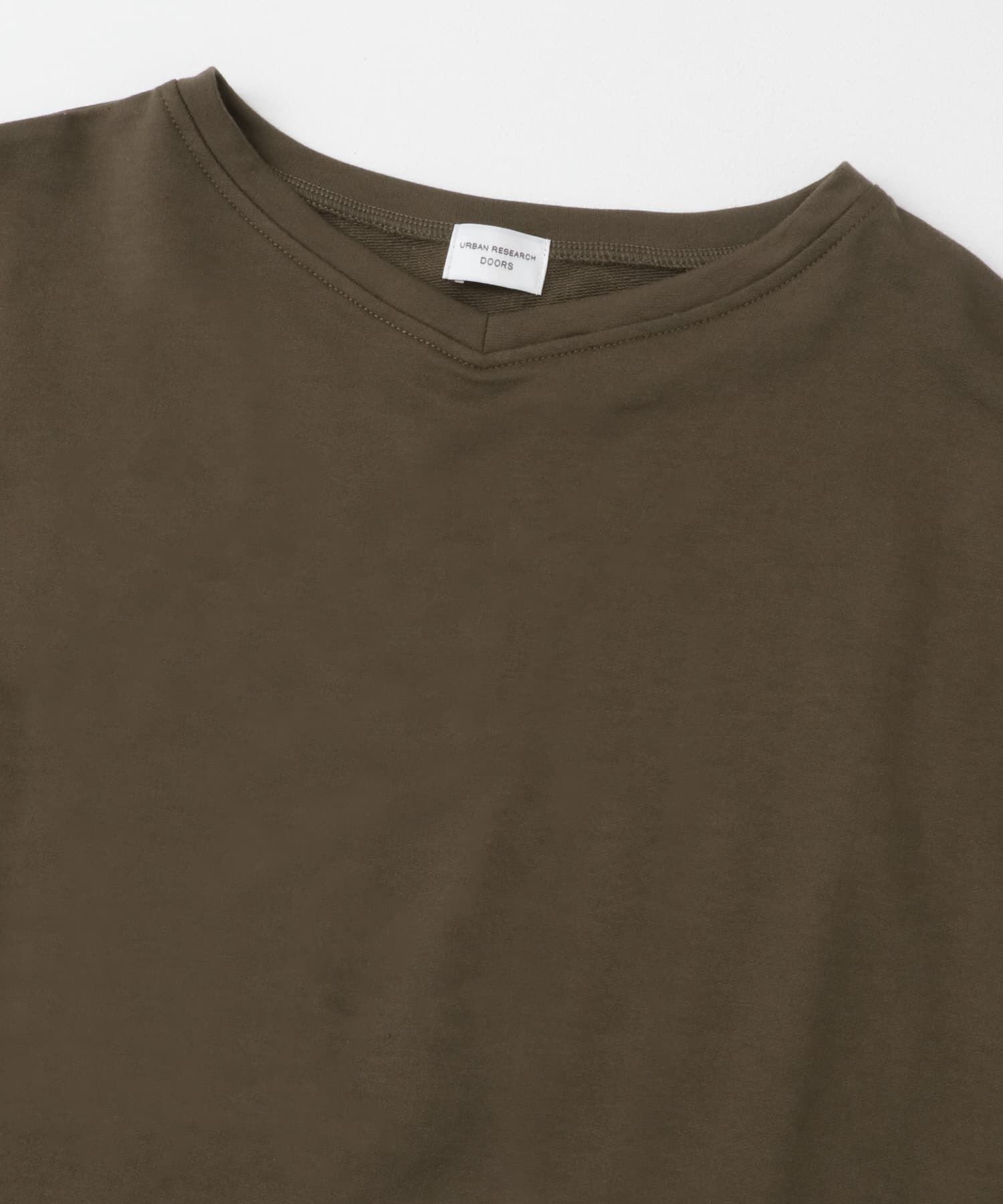 URBAN RESEARCH DOORS「『UR GREEN』ミニ裏毛変形プルオーバー」|Tシャツ・カットソー|