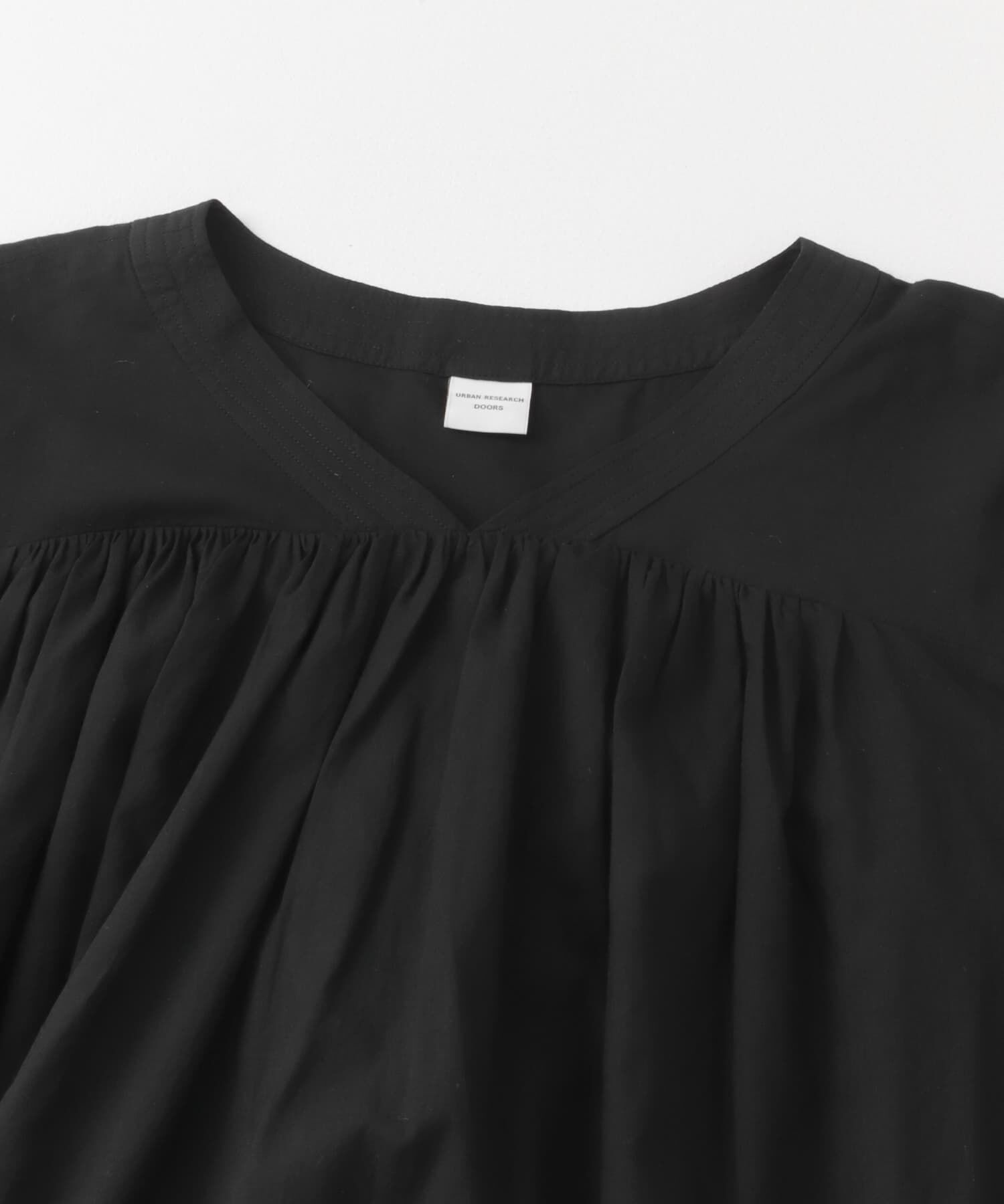 URBAN RESEARCH DOORS「コットンボイルVネックチュニック」|チュニック|