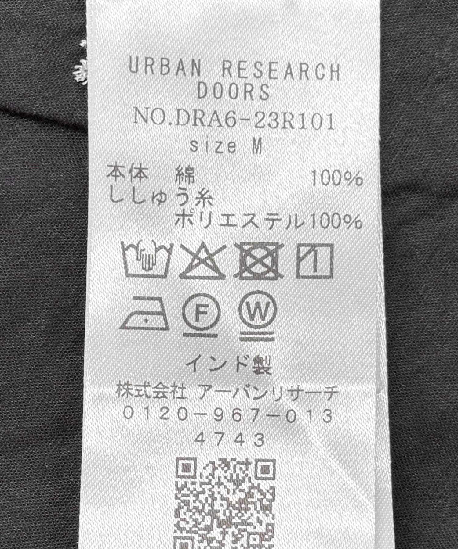 URBAN RESEARCH DOORS「リーフモチーフラメ刺繍ブラウス」|シャツ・ブラウス|