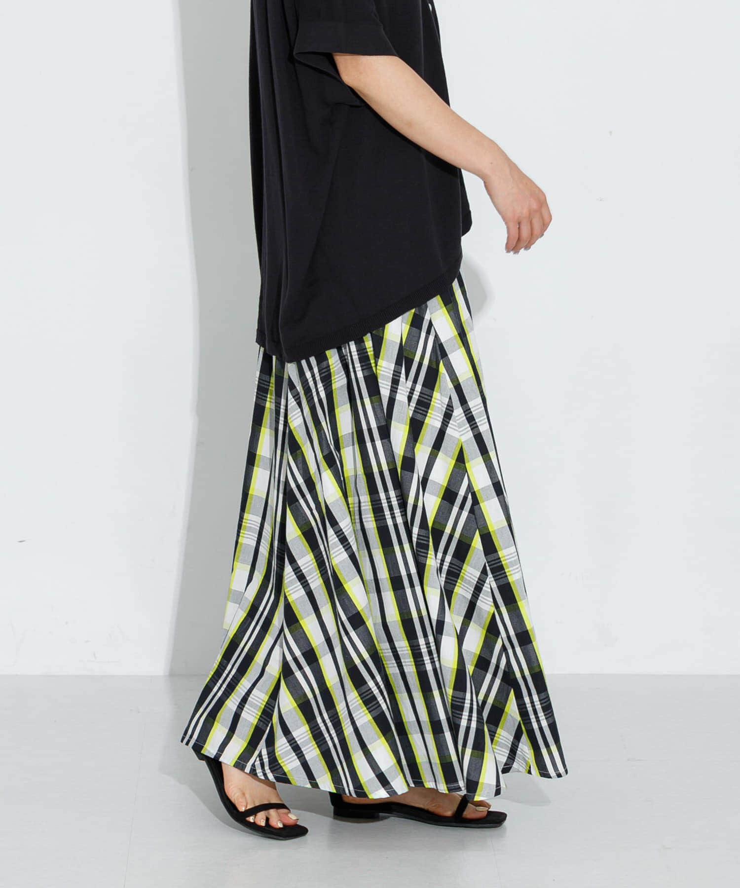 Sonny Label 「マルチチェックカラースカート」|スカート|