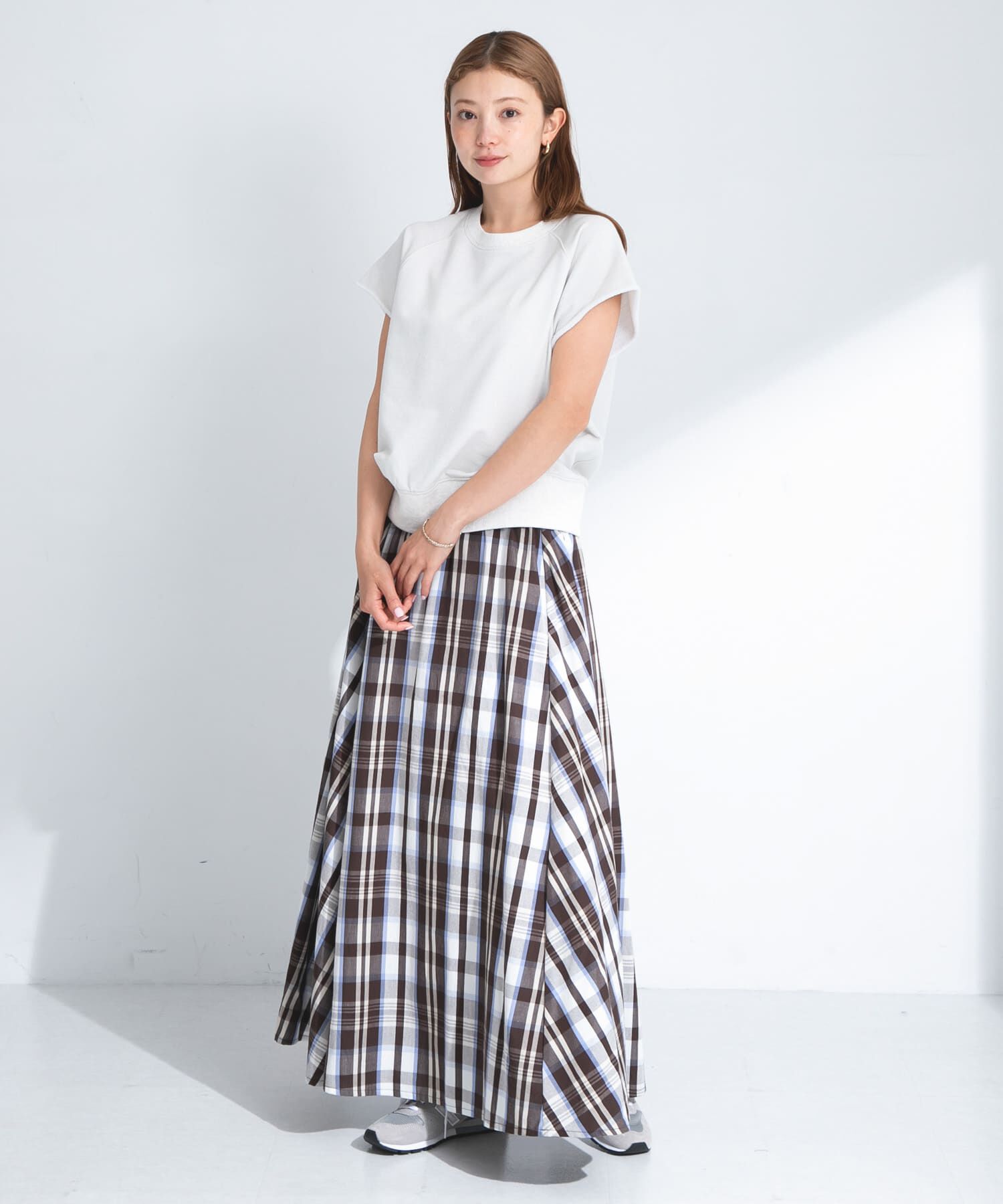 Sonny Label 「マルチチェックカラースカート」|スカート|