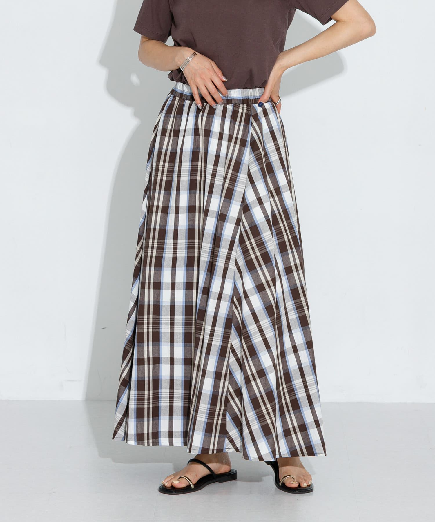 Sonny Label 「マルチチェックカラースカート」|スカート|