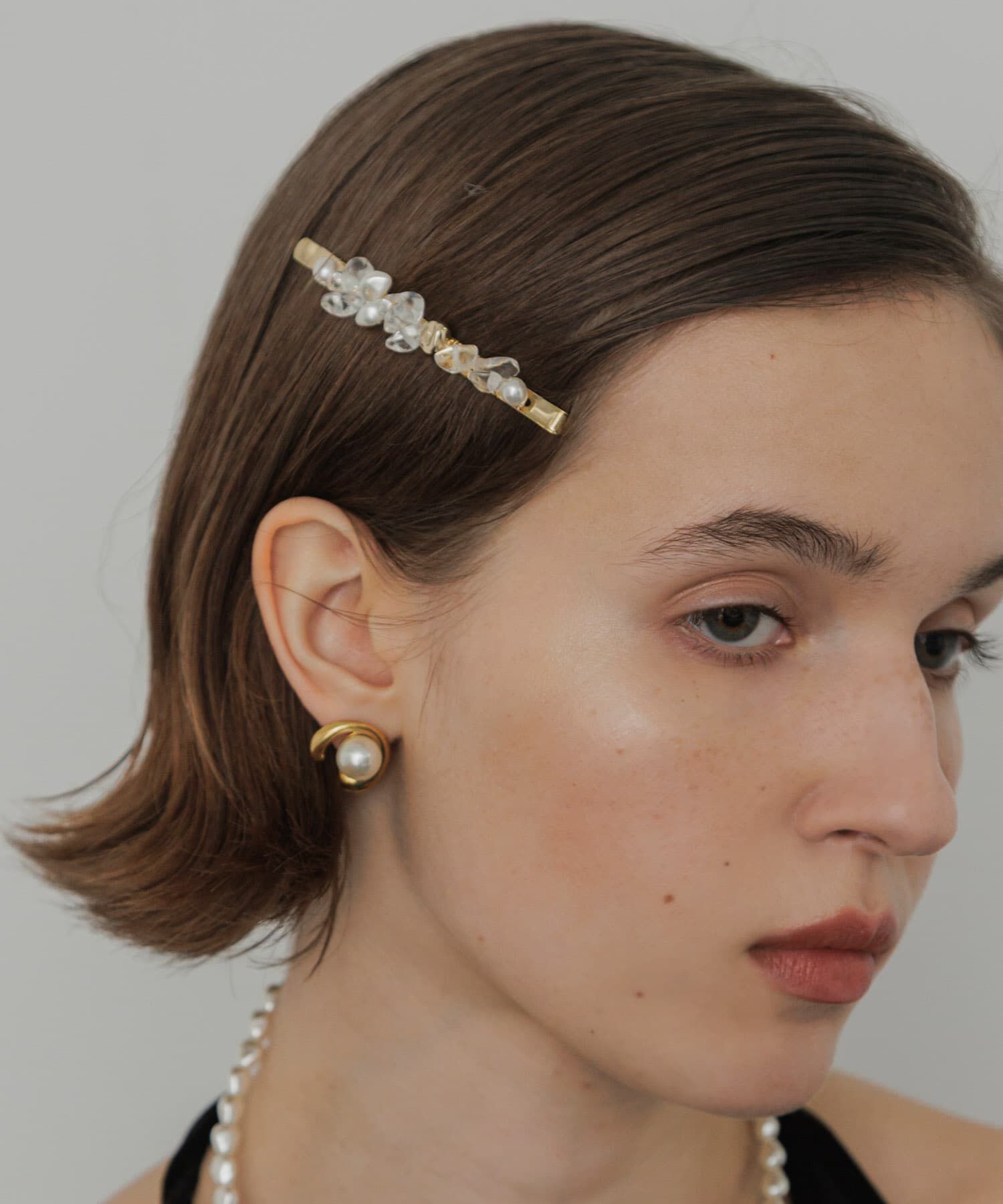 SMELLY「クリアパーツ3セットヘアピン」|その他|