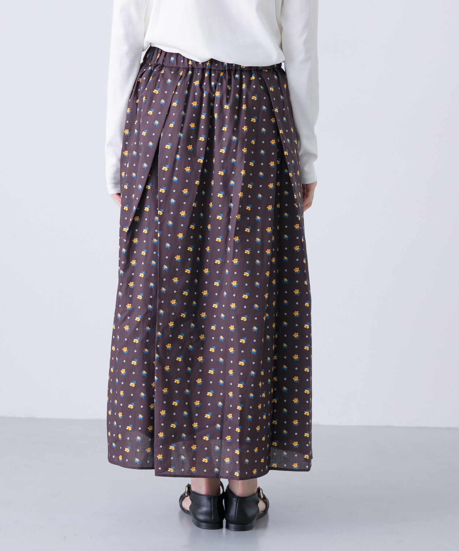 かぐれ「リバティプリントスカート」|スカート|