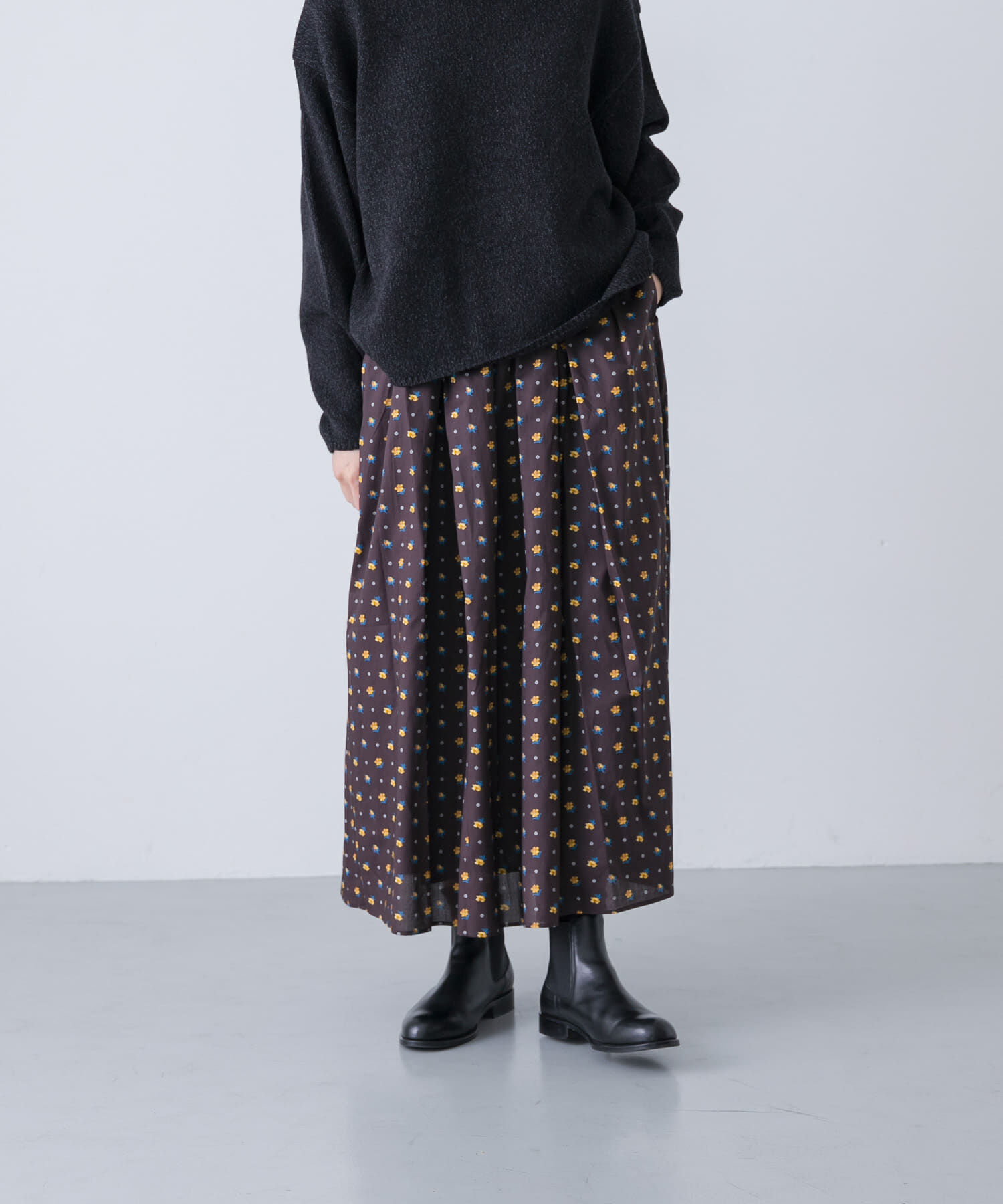 かぐれ「リバティプリントスカート」|スカート|