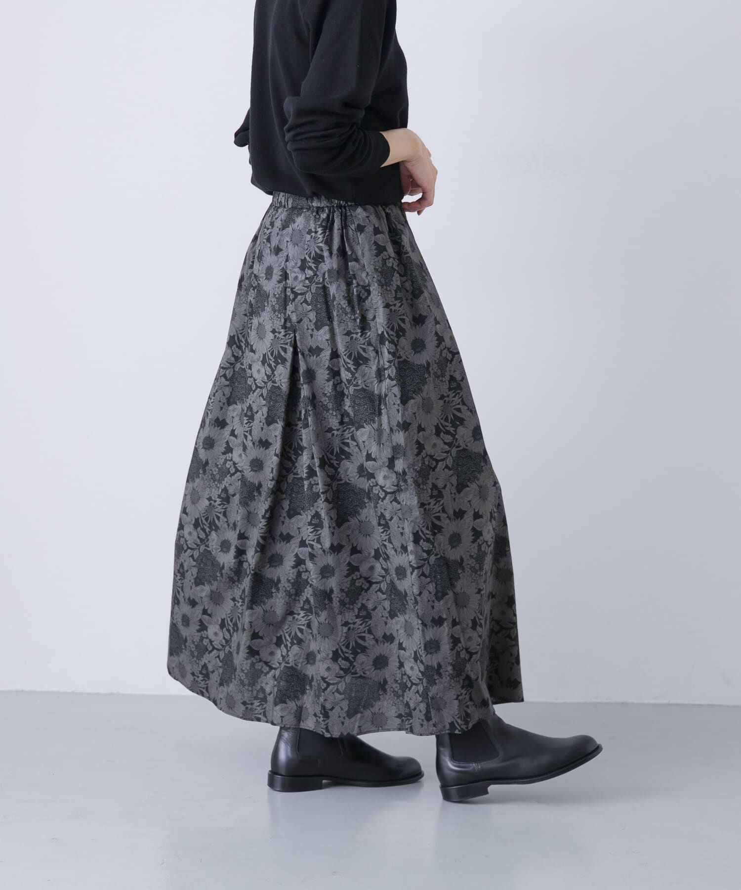 かぐれ「リバティプリントスカート」|スカート|