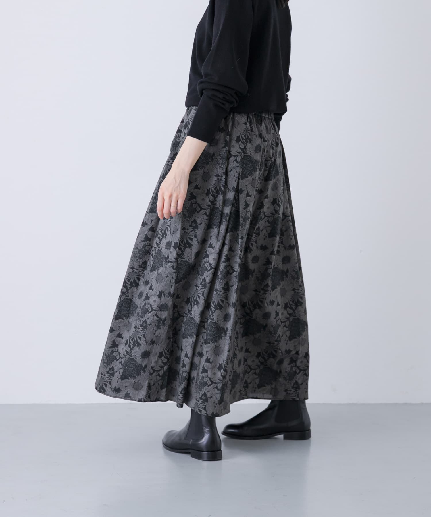 かぐれ「リバティプリントスカート」|スカート|