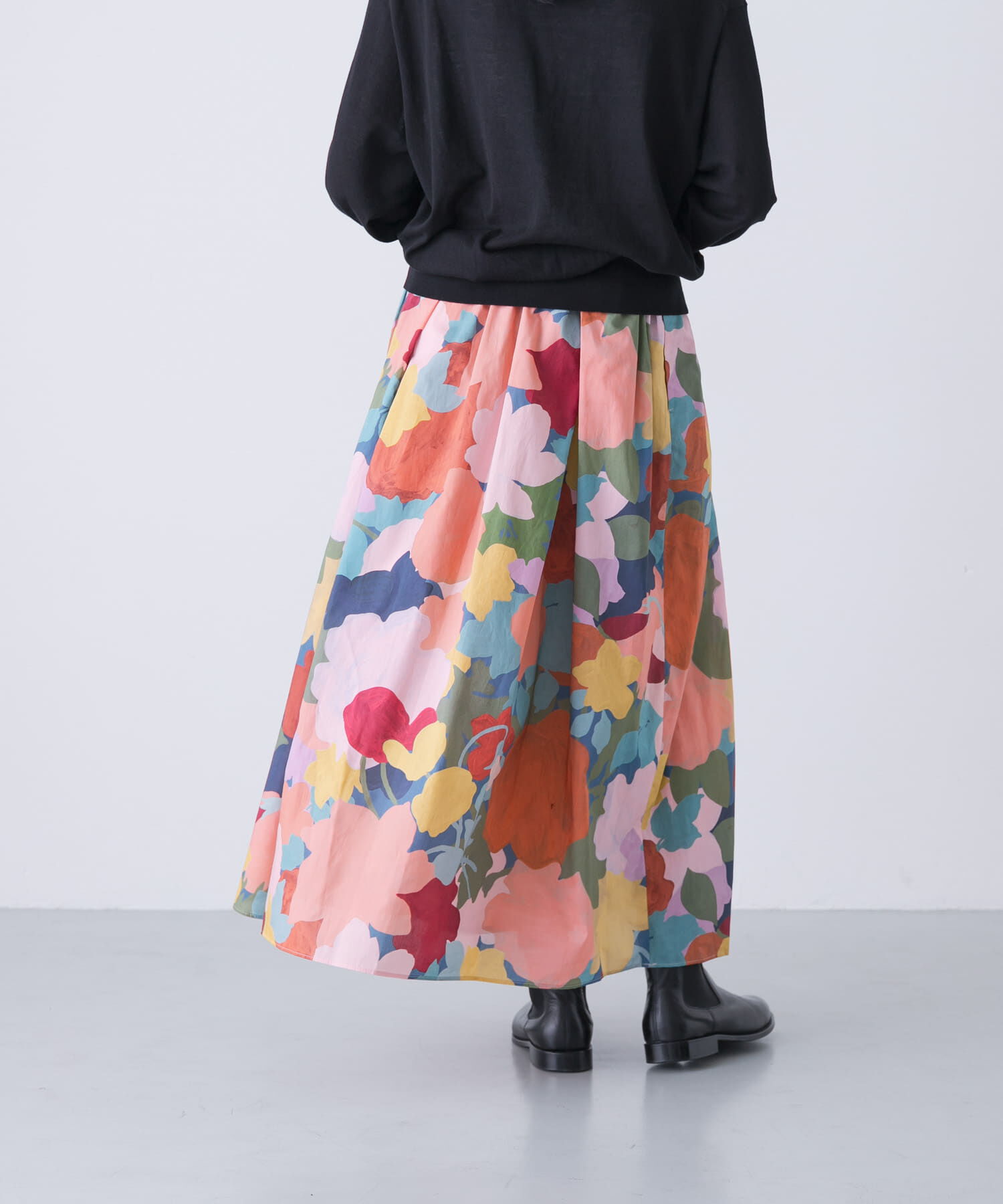 かぐれ「リバティプリントスカート」|スカート|