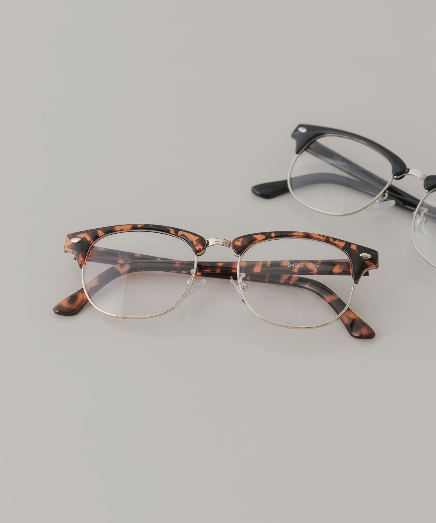 SMELLY「ハーフリムダテメガネ」|メガネ|