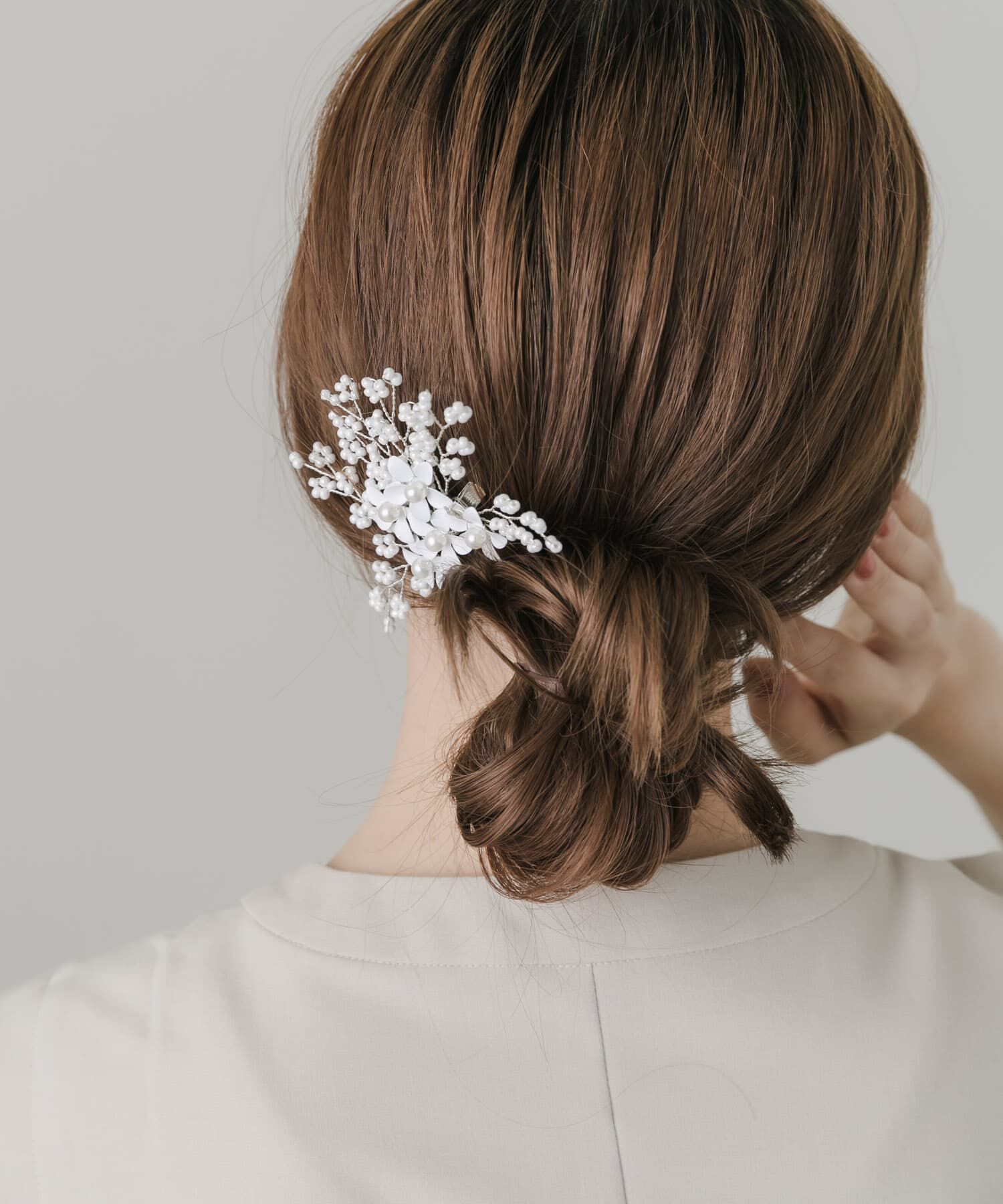 SMELLY「パールシャワーフラワーヘアクリップ」|その他|