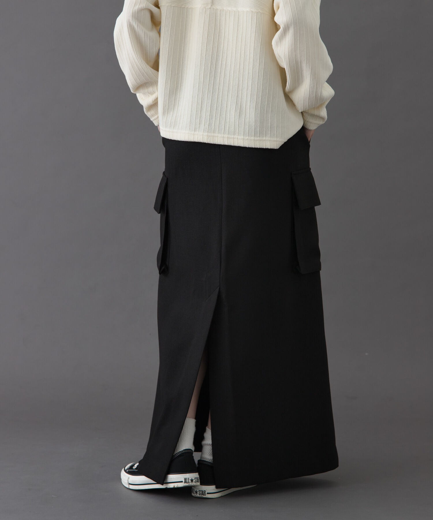 URBAN RESEARCH DOORS「FORK&SPOON　ウールライクツイルスカート」|スカート|