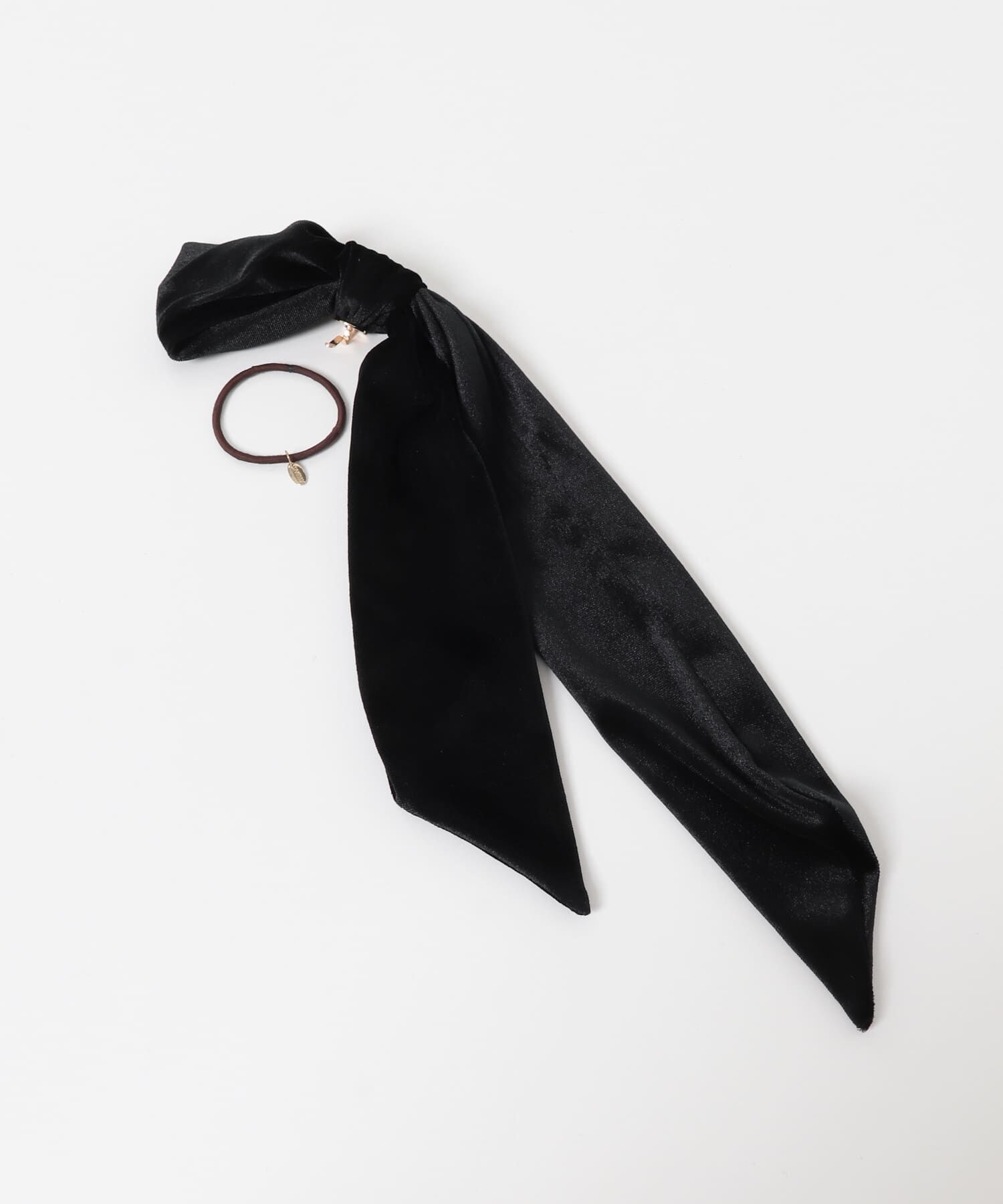 SMELLY「ベロアマルチWAYヘアカフ」|ヘアゴム・シュシュ|