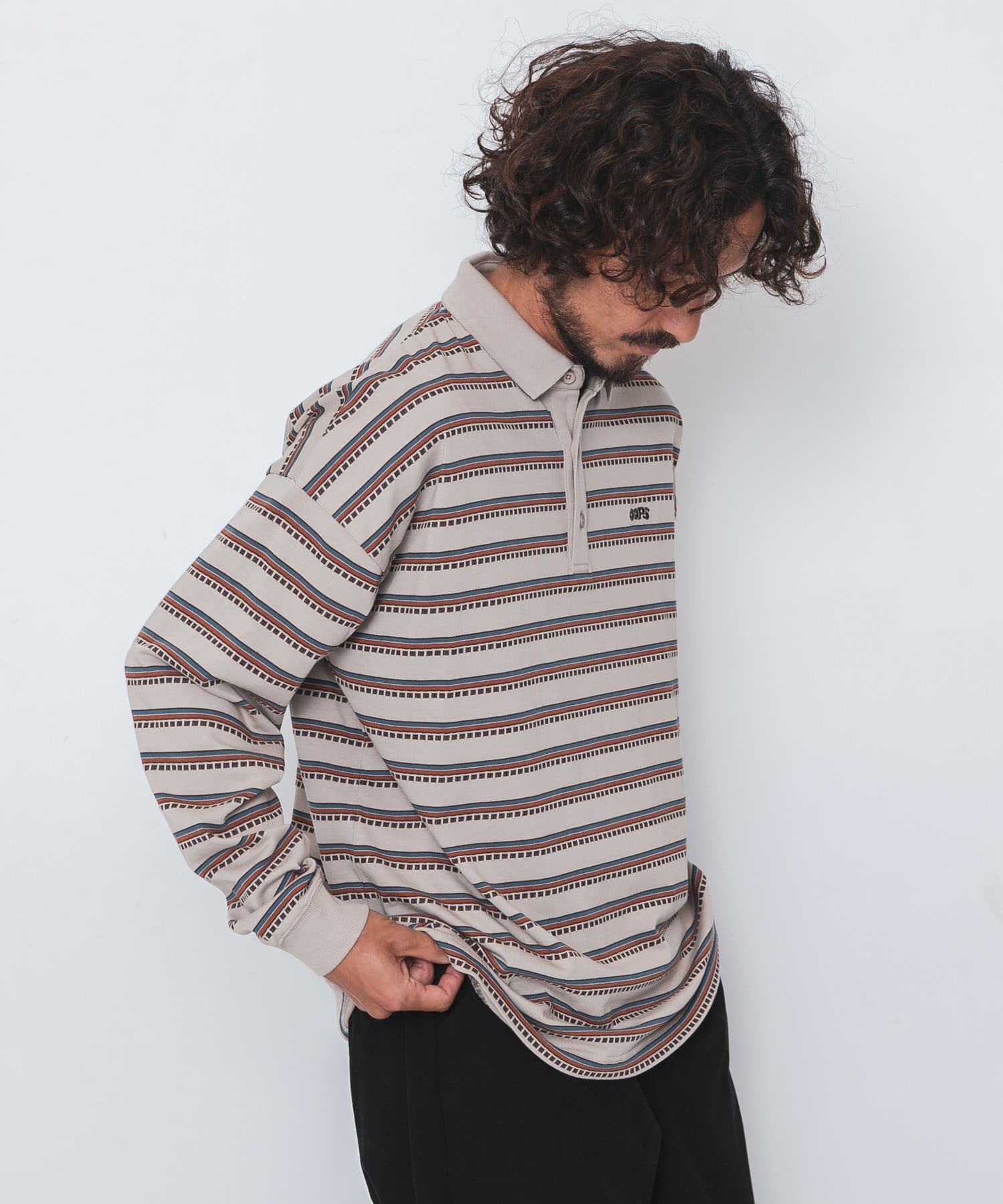 Sonny Label 「OOPS　レトロボーダーロングTシャツ」|Tシャツ・カットソー|