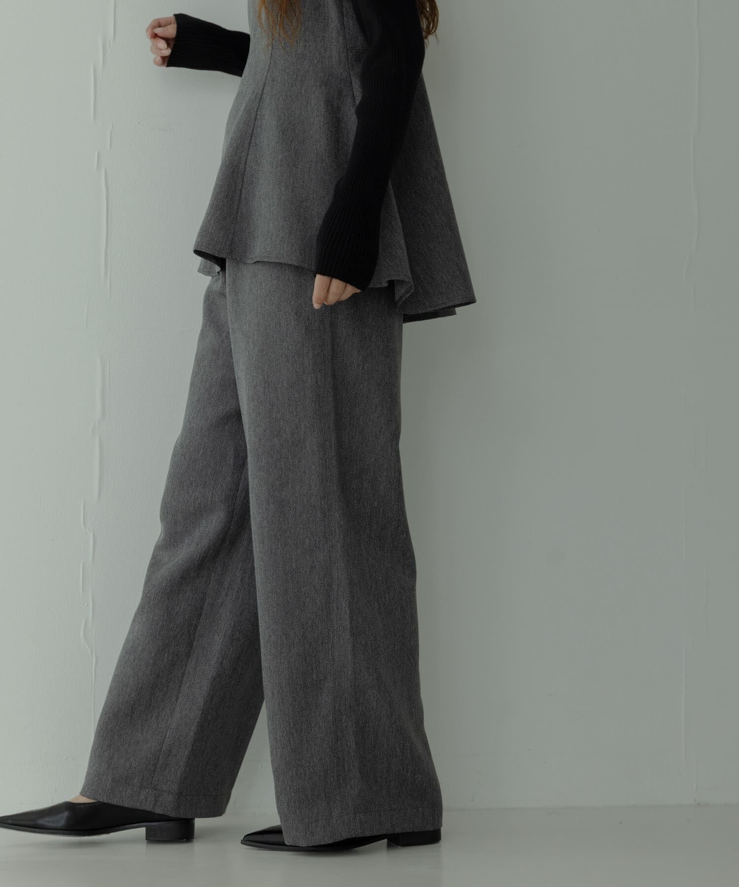 Sonny Label 「ヘリンボーンキャミ&times;パンツセットアップ」|スカート|