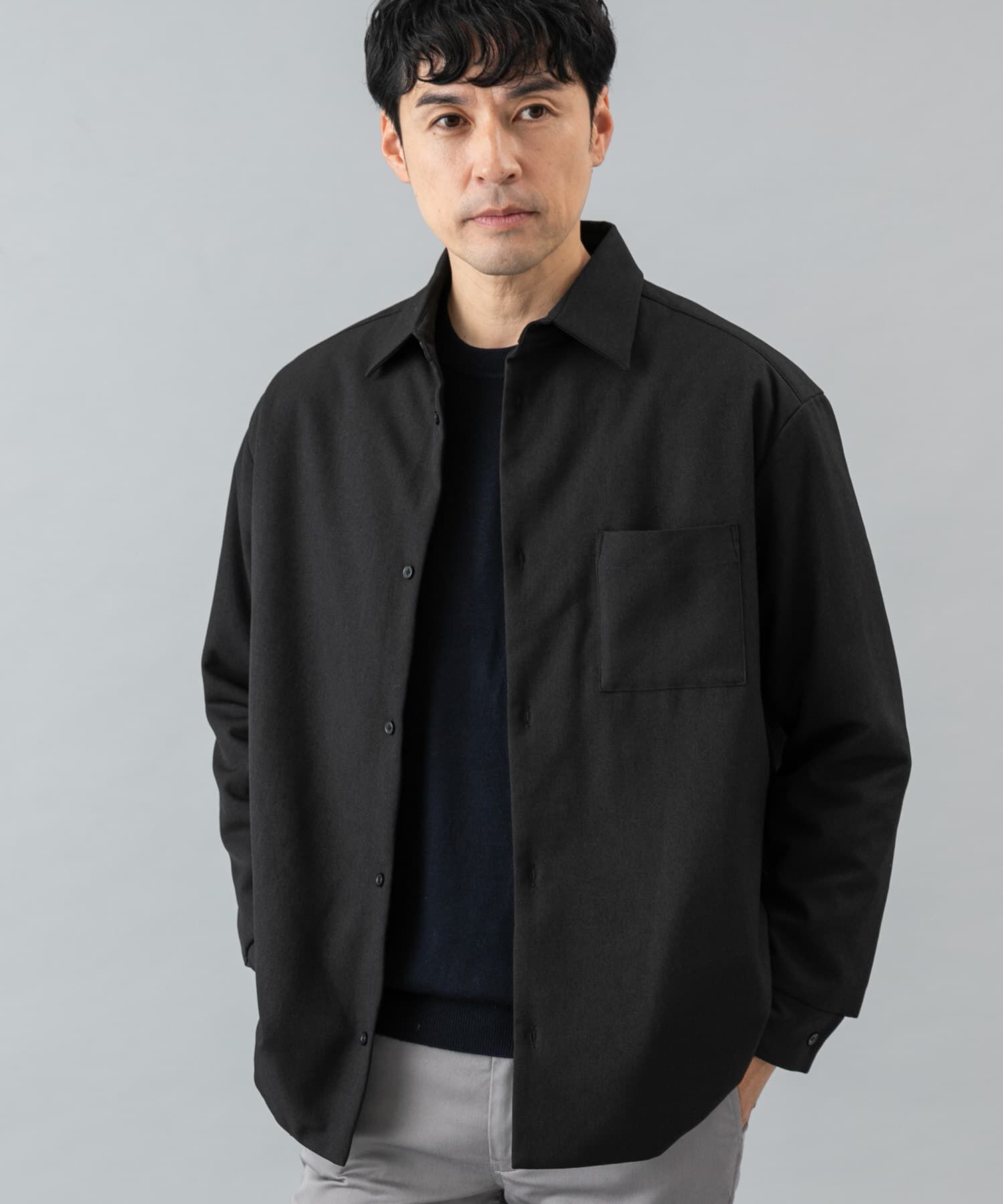 URBAN RESEARCH ROSSO「『XLサイズあり』ヒートパテッドシャツジャケット」|ダウン|