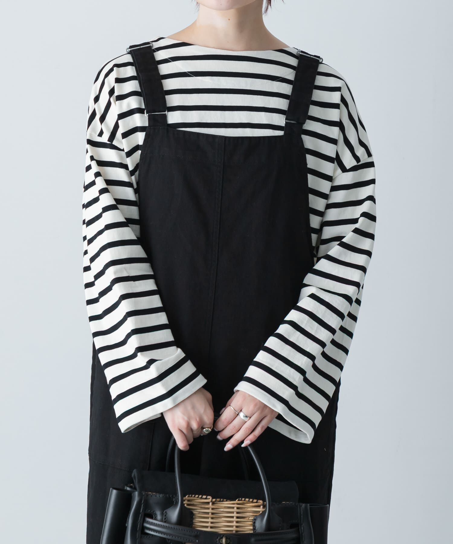 かぐれ「コットンボートネックカットソー」|Tシャツ・カットソー|ホワイト系その他