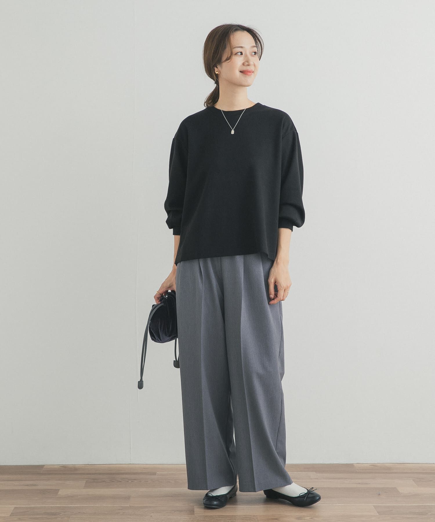 URBAN RESEARCH DOORS「BACKリングドットプルオーバー」|Tシャツ・カットソー|