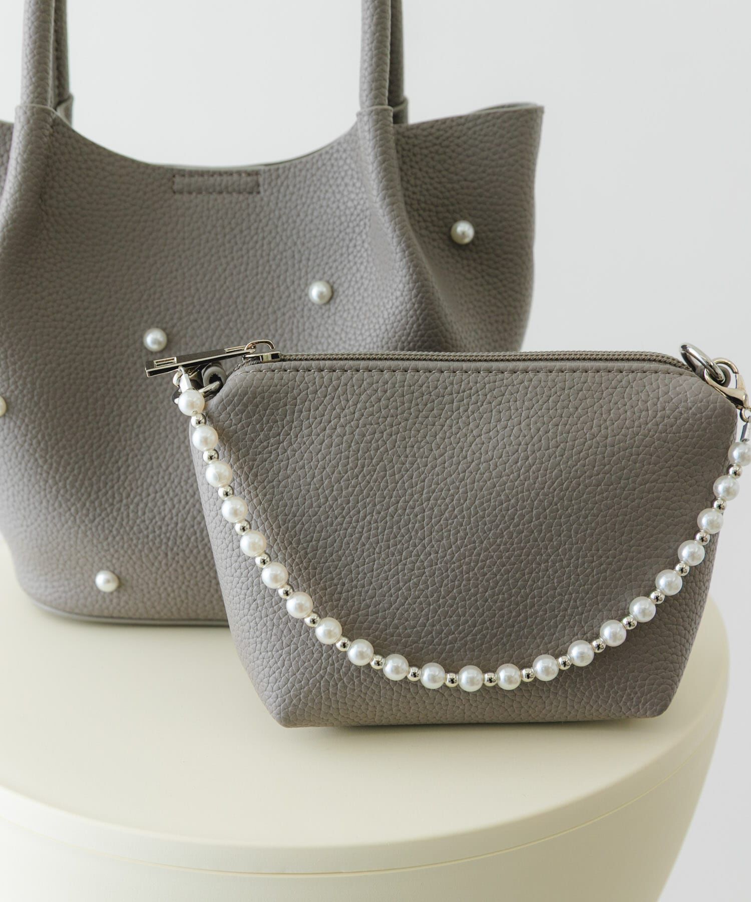 RODE SKO「インバッグ付ミニパールバッグ」|ハンドバッグ|