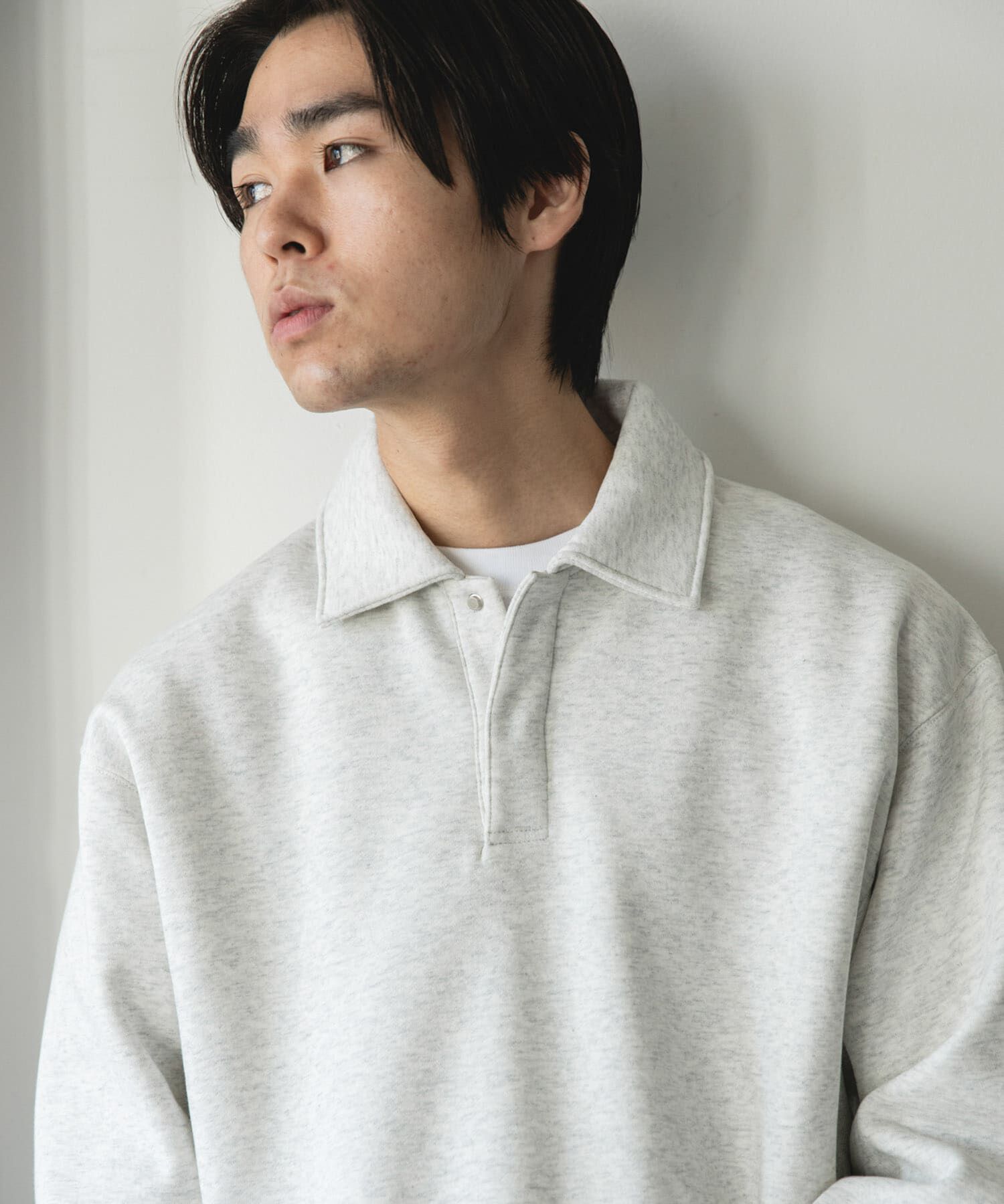 URBAN RESEARCH DOORS「裏起毛スウェットポロシャツ」|スウェット・ジャージ|